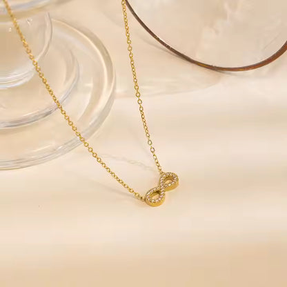 Forever Infinity minimal Necklace – 18K Gold Anti-Tarnish