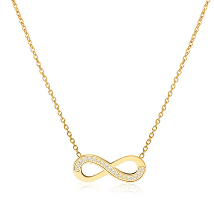Nayeli Infinity Necklace – 18K Gold Anti-Tarnish