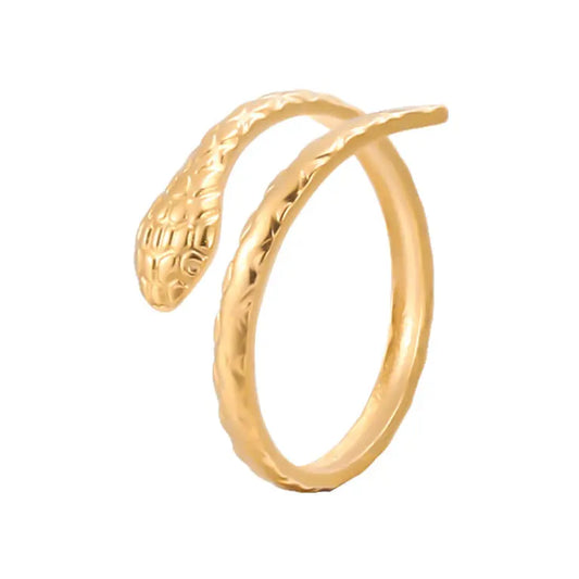 Saranya Snake Ring - 18K Gold Plated