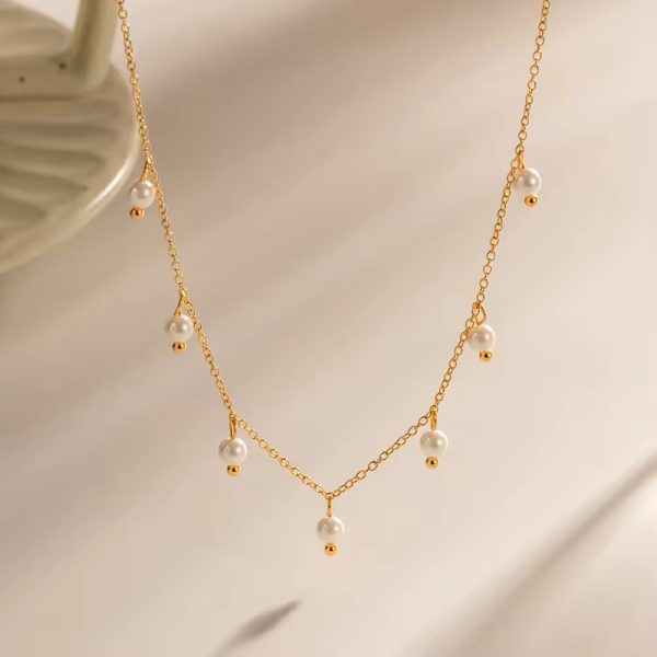 Havina Pearl Necklace - 18K Gold Anti-Tarnish