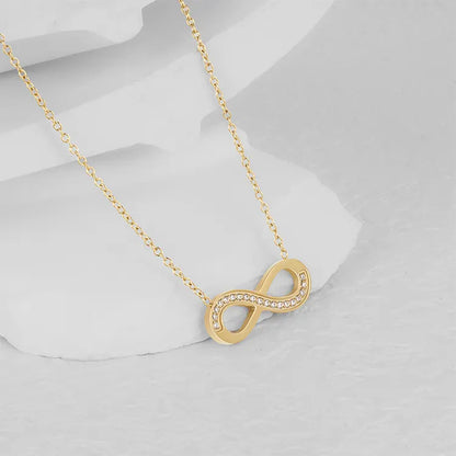 Nayeli Infinity Necklace – 18K Gold Anti-Tarnish