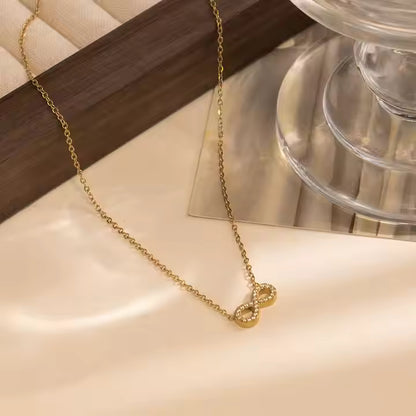 Forever Infinity minimal Necklace – 18K Gold Anti-Tarnish