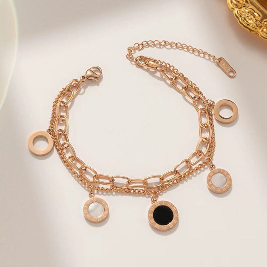 Eternity Rose Gold Bracelet – 18K Gold Anti-Tarnish