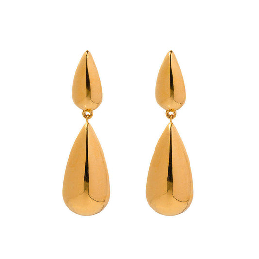 Advika Drop Earrings - 18K Gold Anti-Tarnish