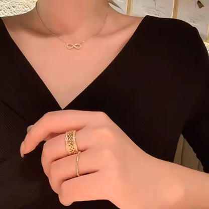 Forever Infinity minimal Necklace – 18K Gold Anti-Tarnish