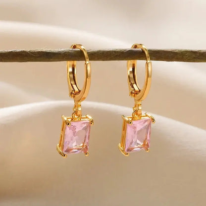 Olivia Rosa Hoops– 18K Gold Anti-Tarnish