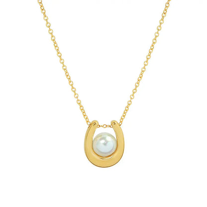 Heidi Pearl Necklace – 18K Gold Anti-Tarnish