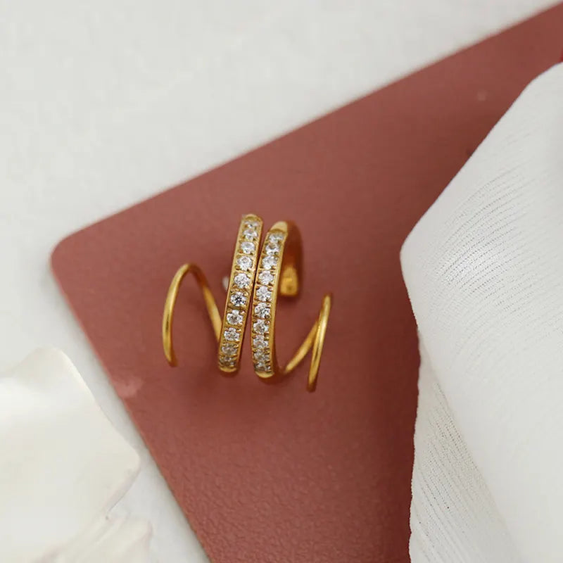 Diva Twina Hoops - 18K Gold Anti-Tarnish