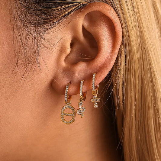 Sana Dainty Hoops - 18K Gold Anti-Tarnish
