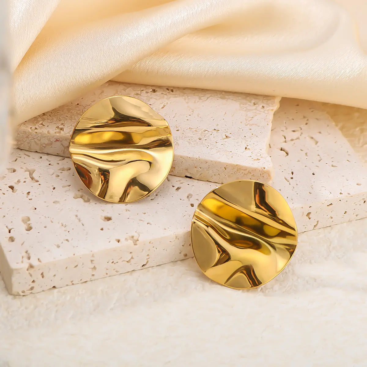 Pragya Statement Earrings - 18K Gold Anti-Tarnish