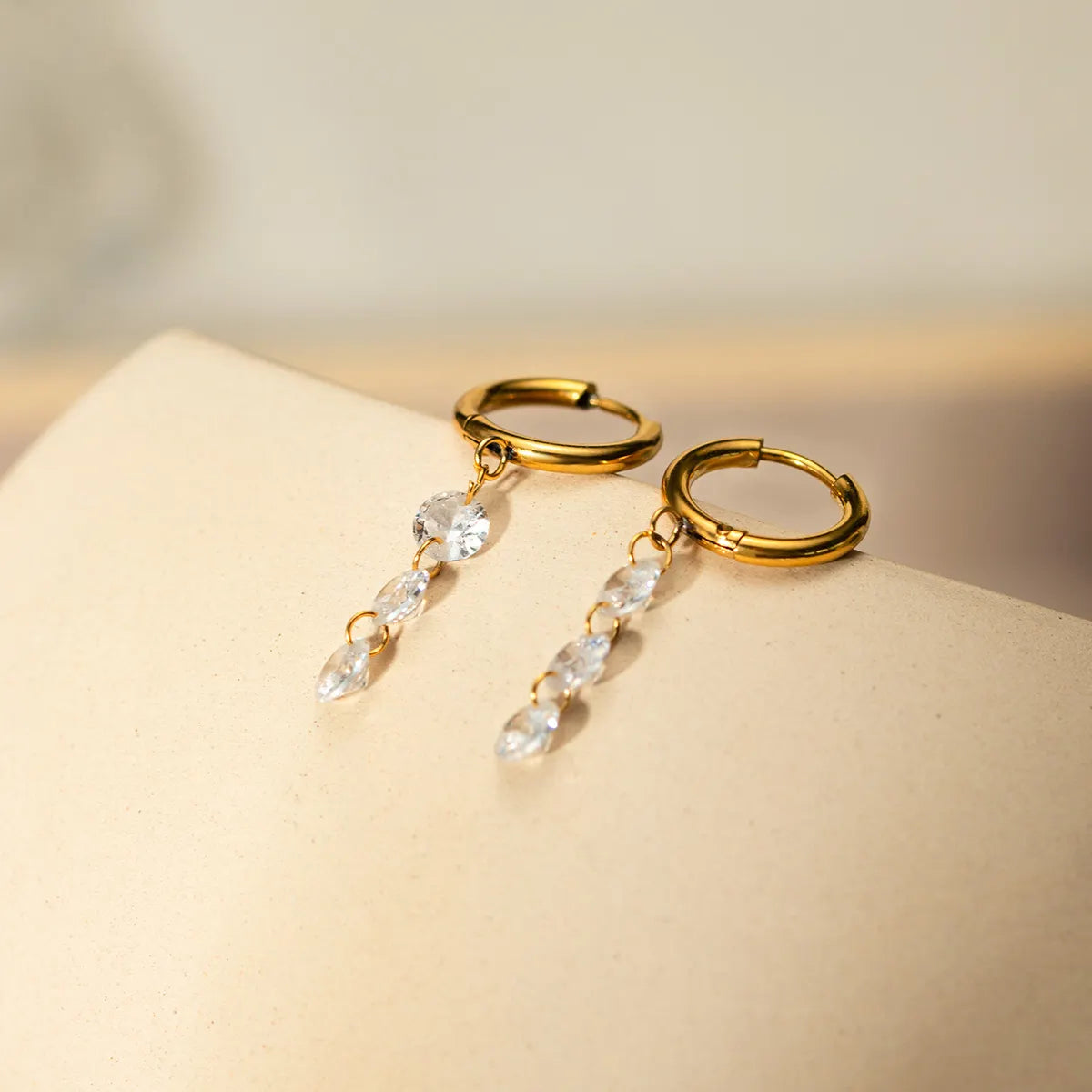 Rosalee Huggies - 18K Gold Anti-Tarnish