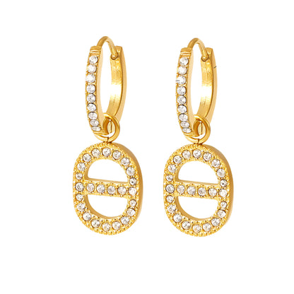 Sana Dainty Hoops - 18K Gold Anti-Tarnish