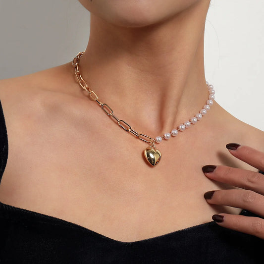 Lola Pearl Beads Necklace – 18K Gold Anti-Tarnish