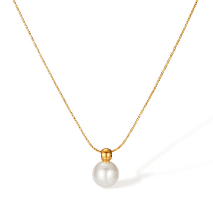 Hestia Orb Necklace - 18K Gold Anti-Tarnish