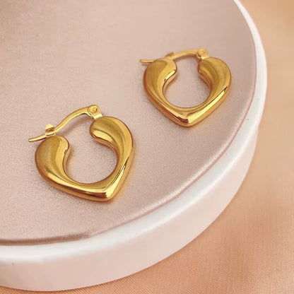 Mirena Hoop Earrings - 18K Gold Anti-Tarnish