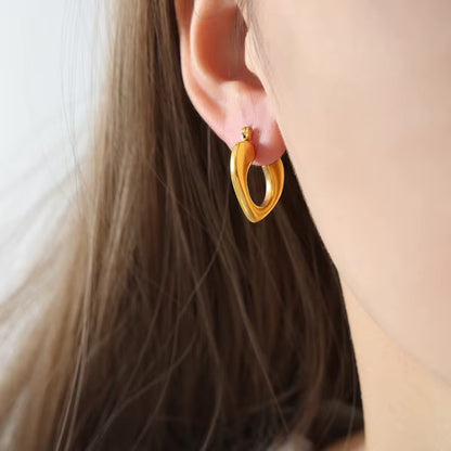 Mirena Hoop Earrings - 18K Gold Anti-Tarnish