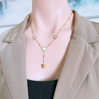 Leka Butterfly Necklace - 18K Gold Anti-Tarnish