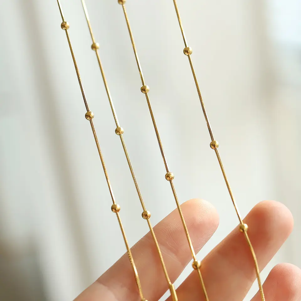 Zoe Necklace - 18K Gold Anti-Tarnish