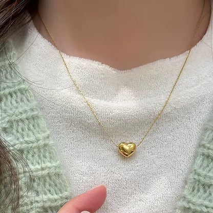 Emma Heart Necklace - 18K Gold Anti-Tarnish