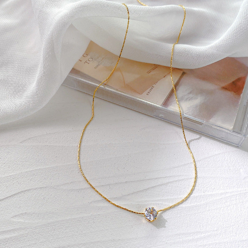 Nora Solara Necklace - 18K Gold Anti-Tarnish