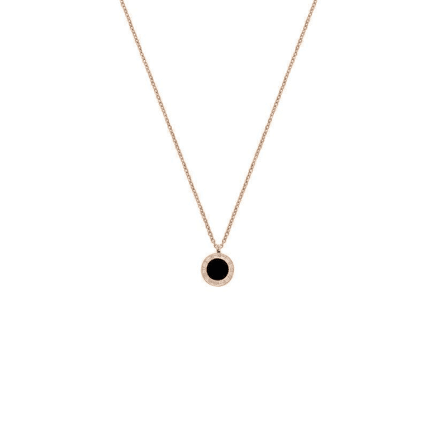 Zaria Dual-Sided Rose Necklace - 18K Gold Anti-Tarnish