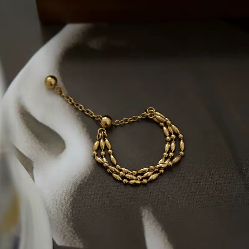 Edie Luxe Layered Ring - 18K Gold Anti-Tarnish