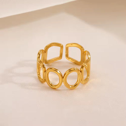 Hazel Eternity - 18K Gold Anti-Tarnish Ring