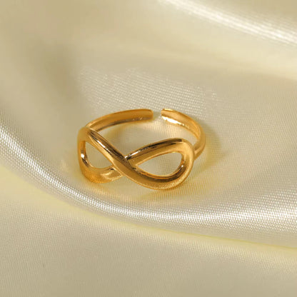 Riley Infinite - 18K Gold Anti-Tarnish Ring