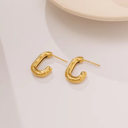 Helena Hoop Earrings - 18K Gold Anti-Tarnish