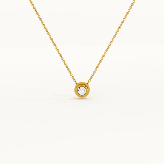 Lena Minimal Necklace - 18K Gold Anti-Tarnish