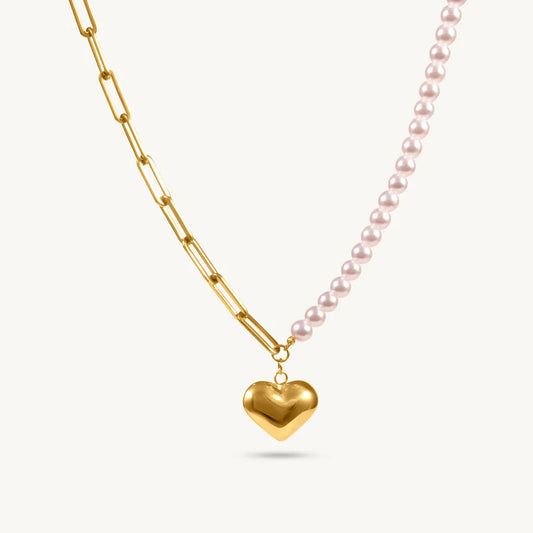 Lola Pearl Beads Necklace – 18K Gold Anti-Tarnish