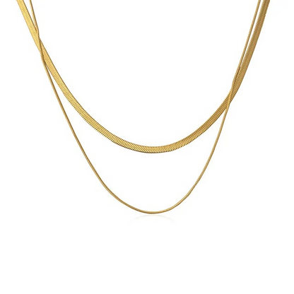 Mila Layered Necklace - 18K Gold Anti-Tarnish