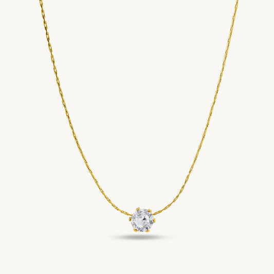 Nora Solara Necklace - 18K Gold Anti-Tarnish