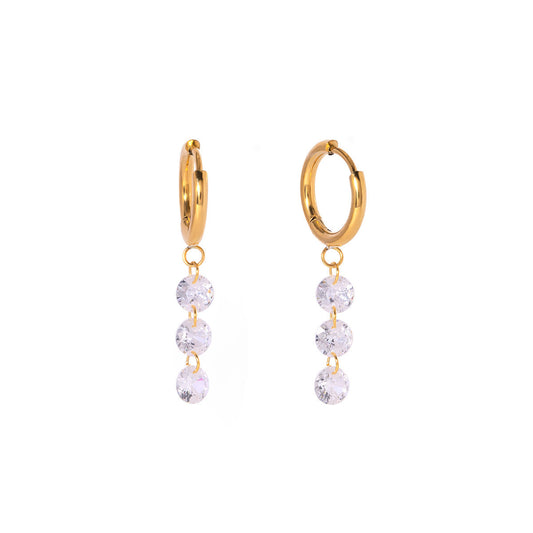 Rosalee Huggies - 18K Gold Anti-Tarnish