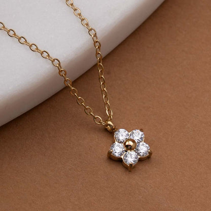 Cassia Minimal Necklace - 18K Gold Anti-Tarnish
