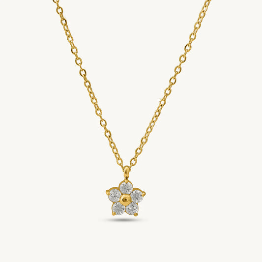 Cassia Minimal Necklace - 18K Gold Anti-Tarnish