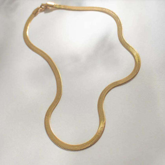 Teja Snake Chain - 18K Gold Anti-Tarnish