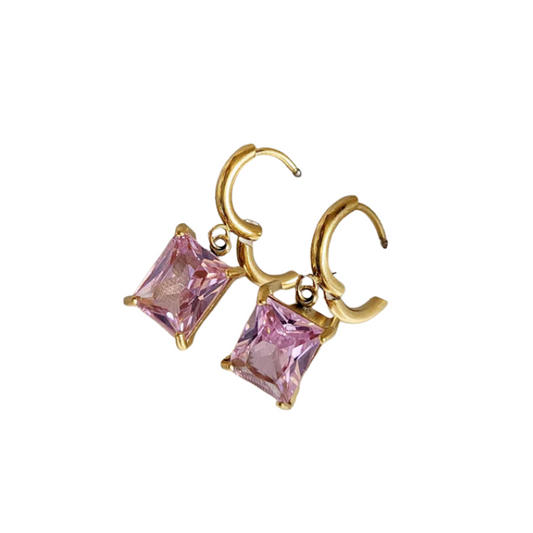 Olivia Rosa Hoops– 18K Gold Anti-Tarnish