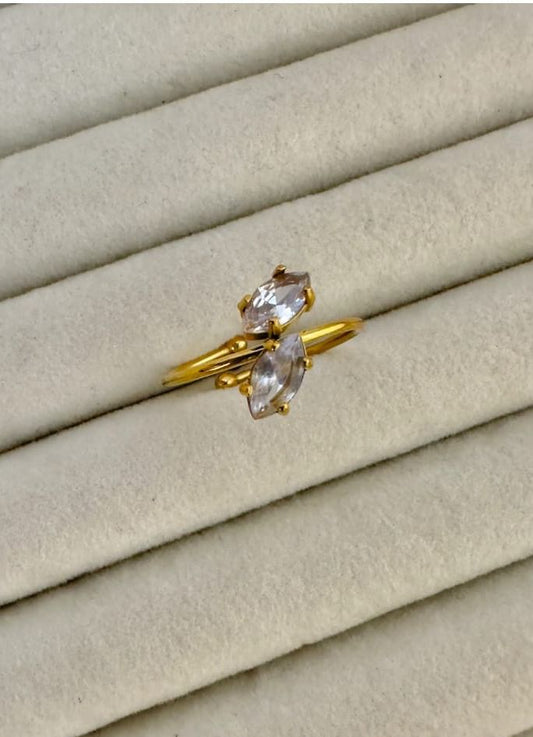 Diya Minimal ring- 18K Gold Anti-Tarnish