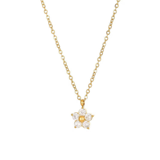 Cassia Minimal Necklace - 18K Gold Anti-Tarnish