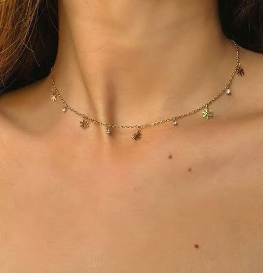 Etta Minimal Necklace - 18K Gold Anti-Tarnish