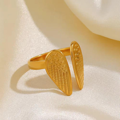 Lea roman ring- 18K Gold Anti-Tarnish