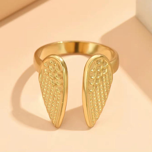 Lea roman ring- 18K Gold Anti-Tarnish
