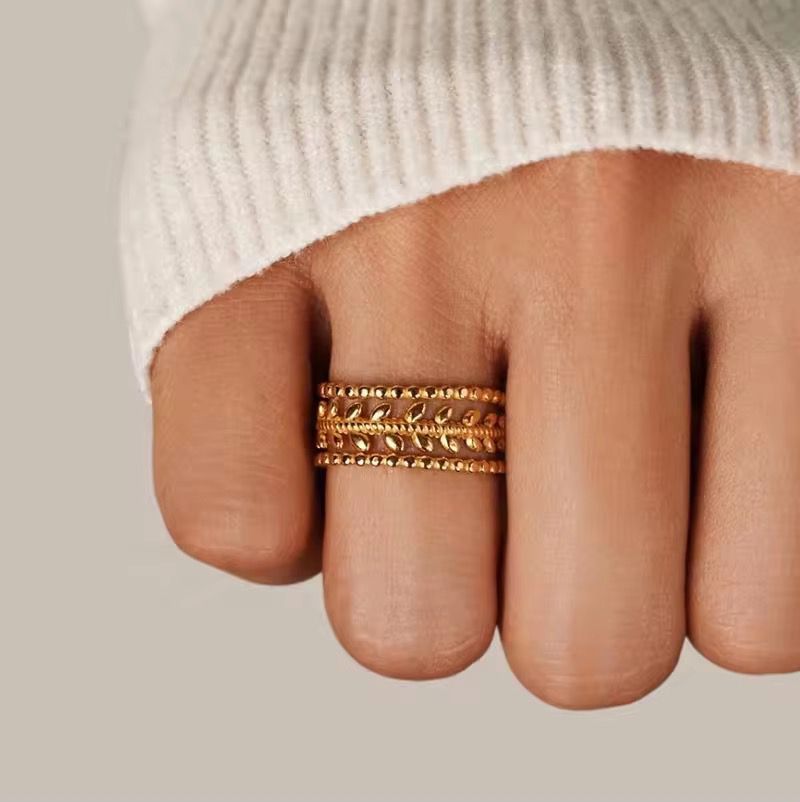 Adele Flower ring- 18K Gold Anti-Tarnish
