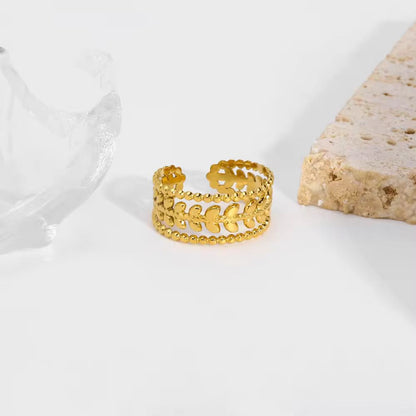 Adele Flower ring- 18K Gold Anti-Tarnish