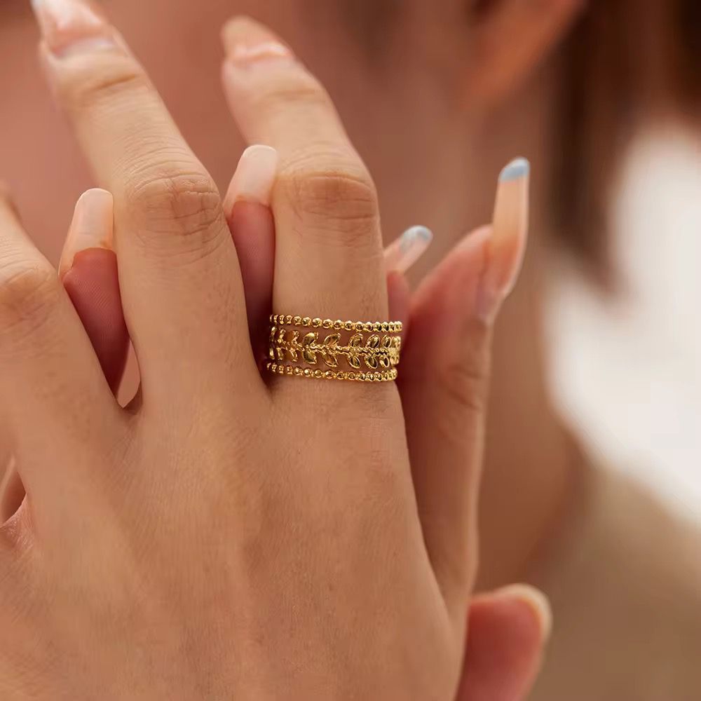 Adele Flower ring- 18K Gold Anti-Tarnish