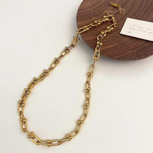 Andrea Chunky Necklace - 18K Gold Anti-Tarnish