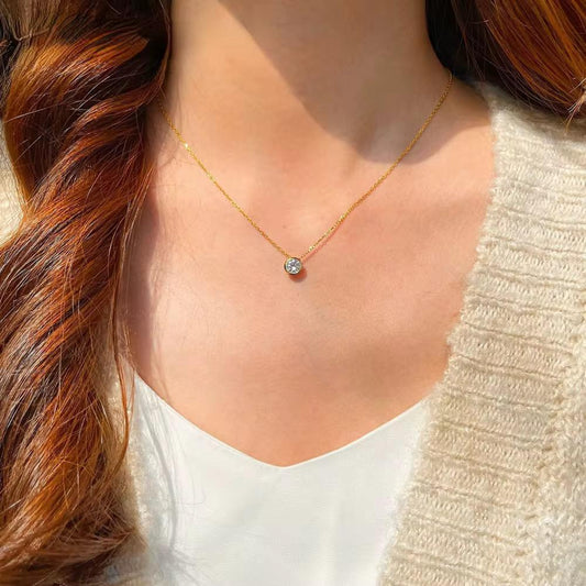 Lena Minimal Necklace - 18K Gold Anti-Tarnish