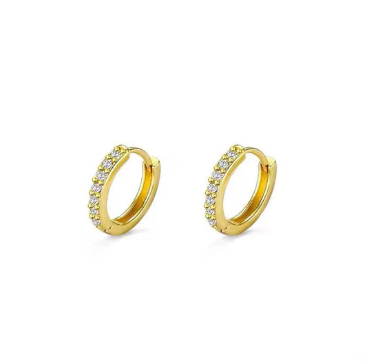 Rupal Huggies Hoop Earrings - 18K Gold Anti-Tarnish