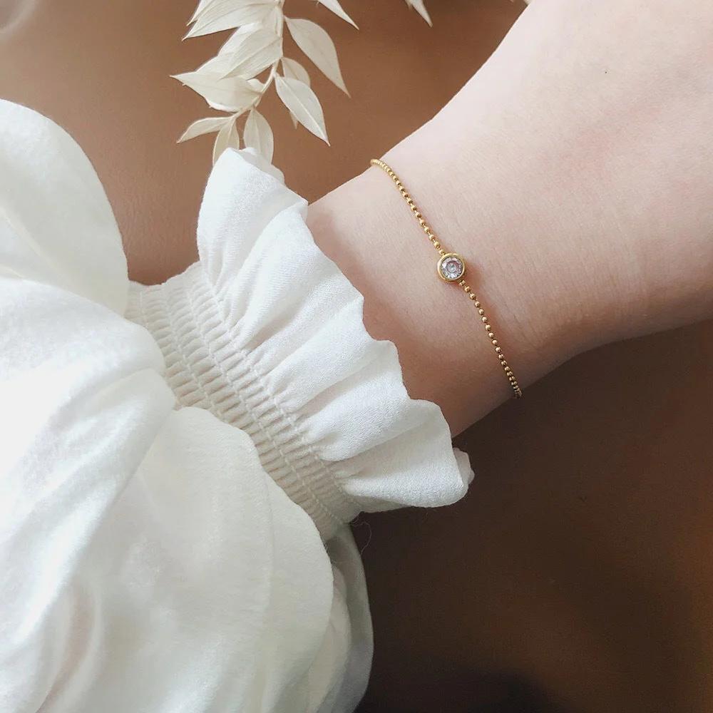 Diamond Spark Bracelet – 18K Gold Anti-Tarnish